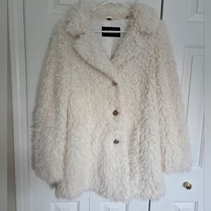 GUESS Fur Coat